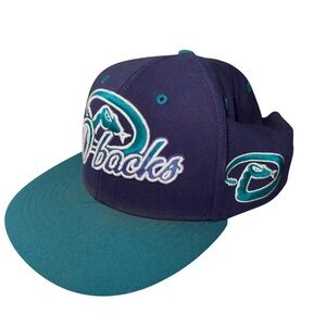 Vintage D-backs Purple and Teal Cap